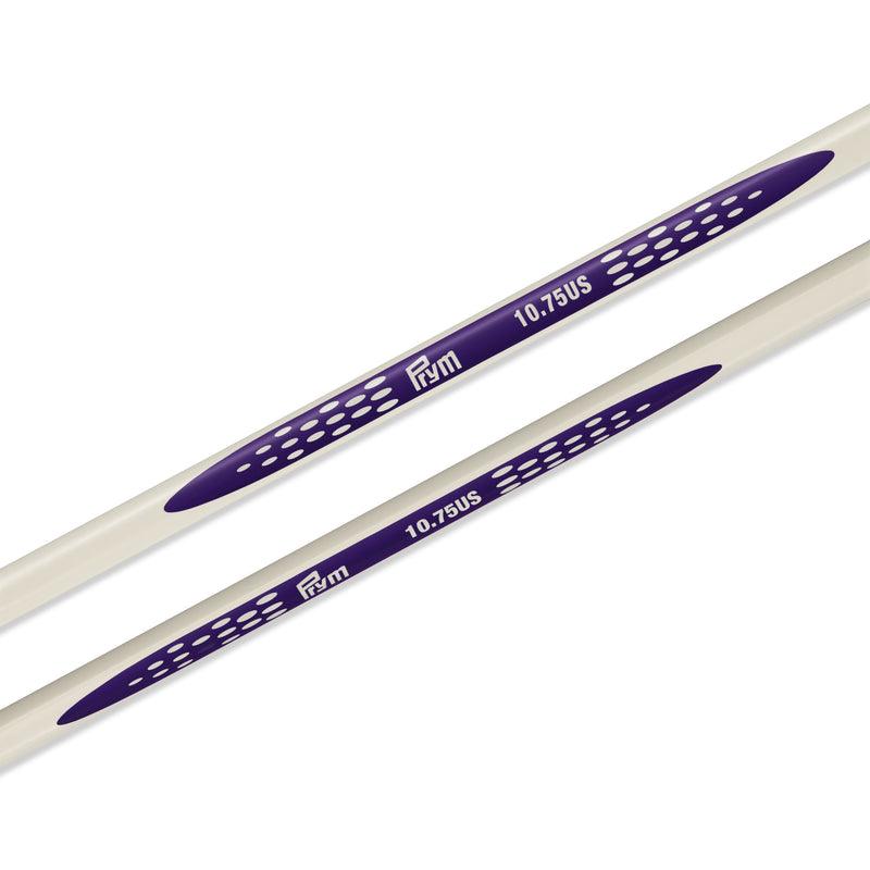 Chargez l'image dans la visionneuse de la galerie, 57033|Prym 14" Ergonomic Single Point Knitting Needles, US 10.75 (7mm)