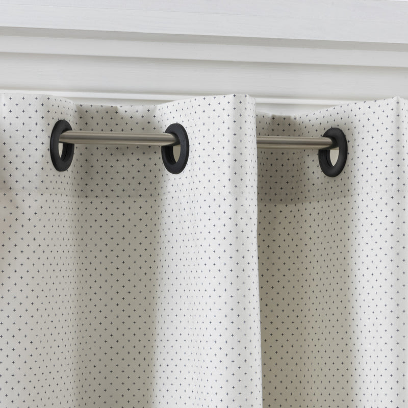 Chargez l'image dans la visionneuse de la galerie, 44372|Dritz 1" Plastic Curtain Grommets, Black, 8 Sets