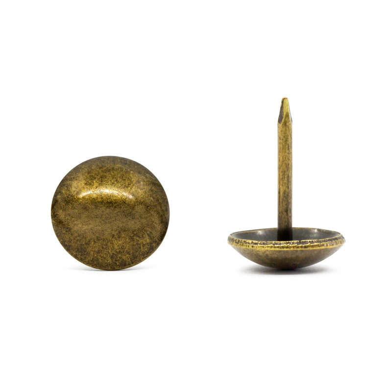 Chargez l'image dans la visionneuse de la galerie, 44288|Dritz 7/16" Decorative Nailhead Trim, Antique Brass, 75 pc