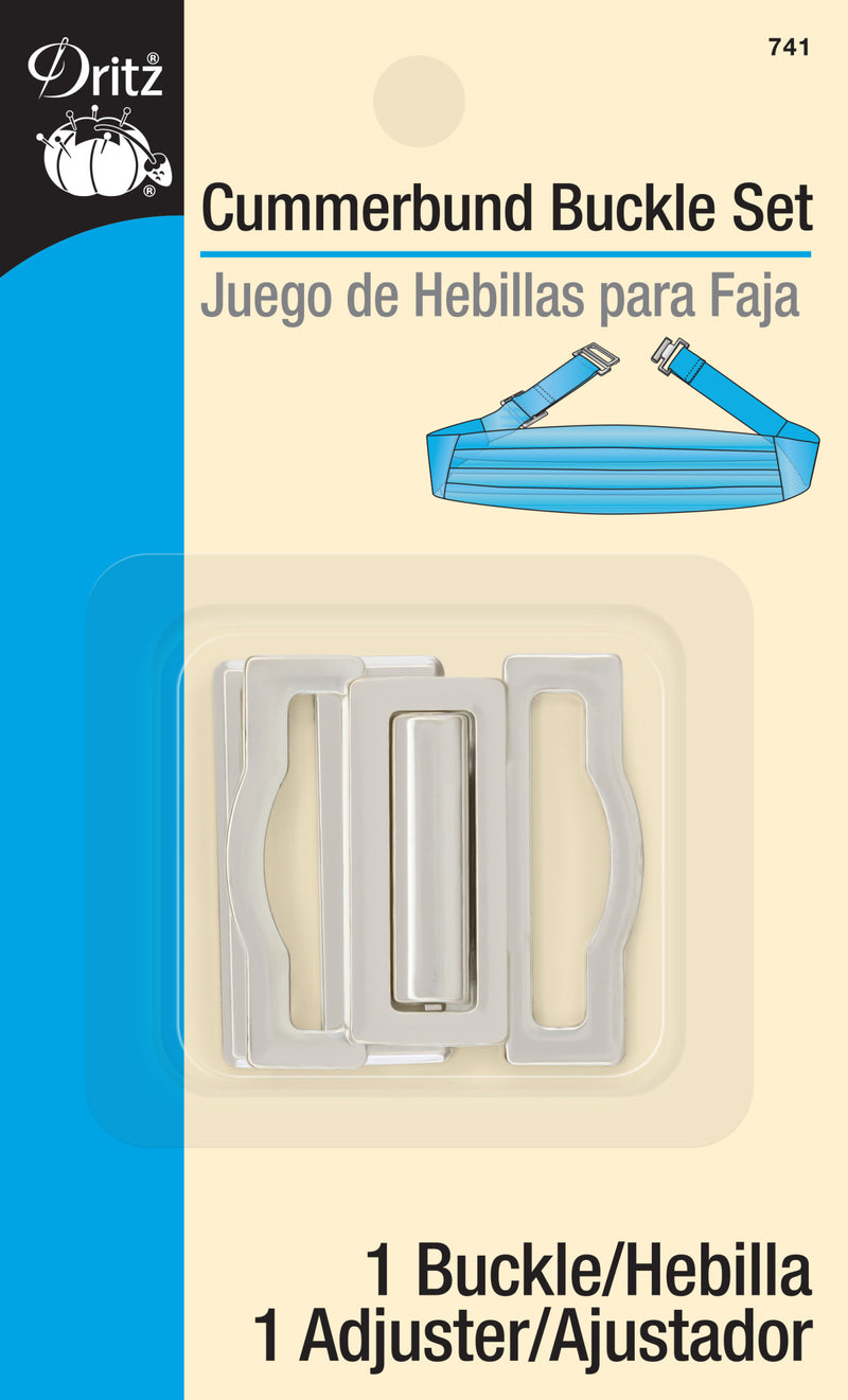 Chargez l'image dans la visionneuse de la galerie, 741|Dritz Cummerbund Buckle Set, Nickel