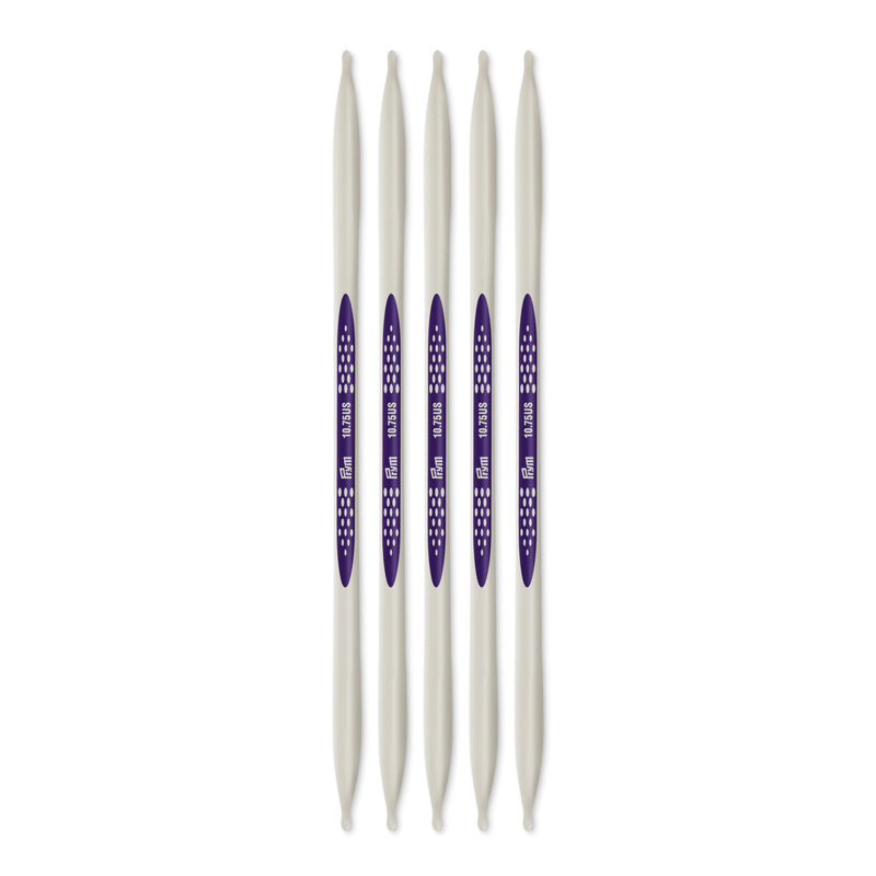 Chargez l'image dans la visionneuse de la galerie, 57057|Prym 8" Ergonomic Double Point Knitting Needles, US 10.75 (7mm)