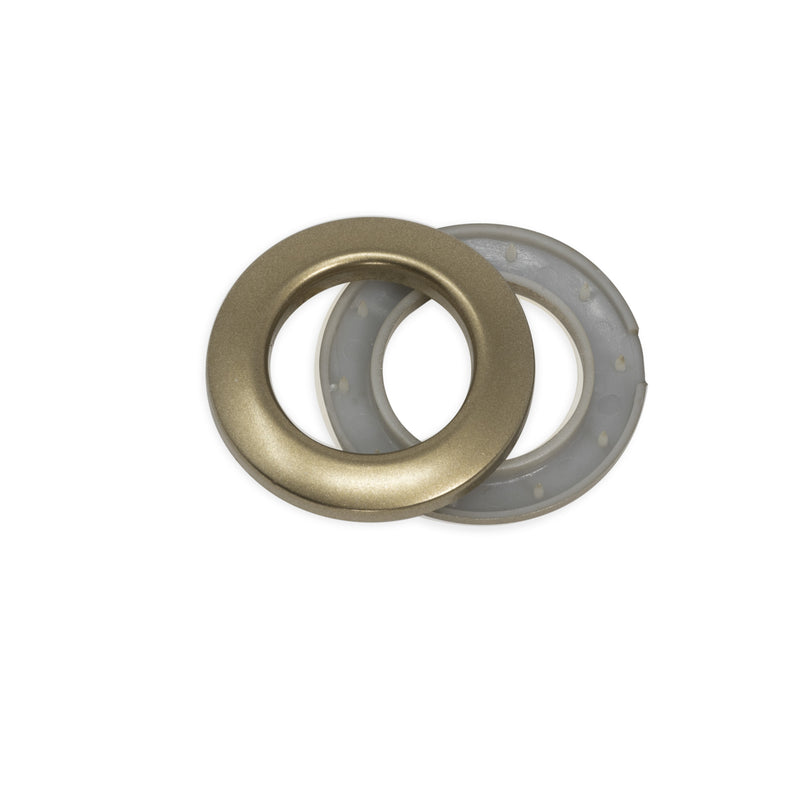 Chargez l'image dans la visionneuse de la galerie, 44459|Dritz 1" Plastic Curtain Grommets, Antique Gold, 8 Sets