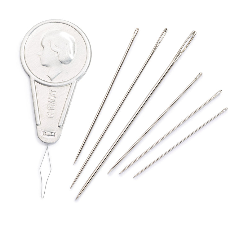 Cargue la imagen en el visor de la galería, 128160|Prym Darning Hand Needles & Threader with Needle Folder, Assorted, 29 pc