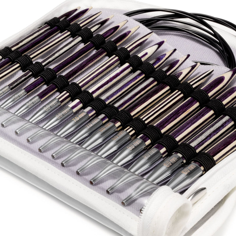 Chargez l'image dans la visionneuse de la galerie, 223801|Prym Circular Knitting Needles Set, Interchangeable, Wood, 4-10mm