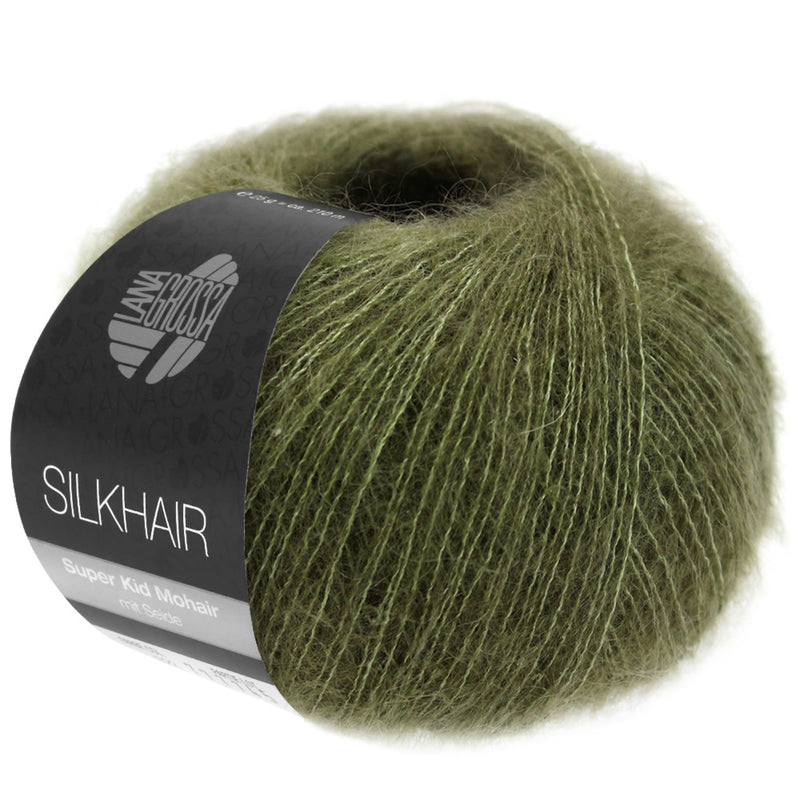 Chargez l'image dans la visionneuse de la galerie, 5710178|Lana Grossa Silkhair Yarn, Loden Green