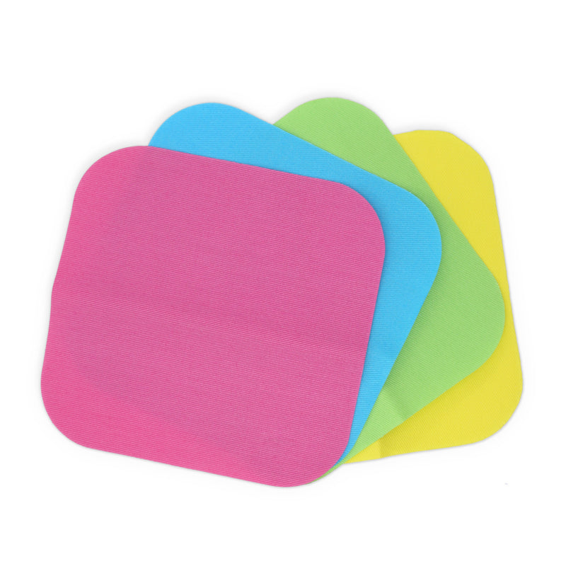 Chargez l'image dans la visionneuse de la galerie, 55274|Dritz Twill Iron-On Patches, 5" x 5", 4 pc, Neon Assorted