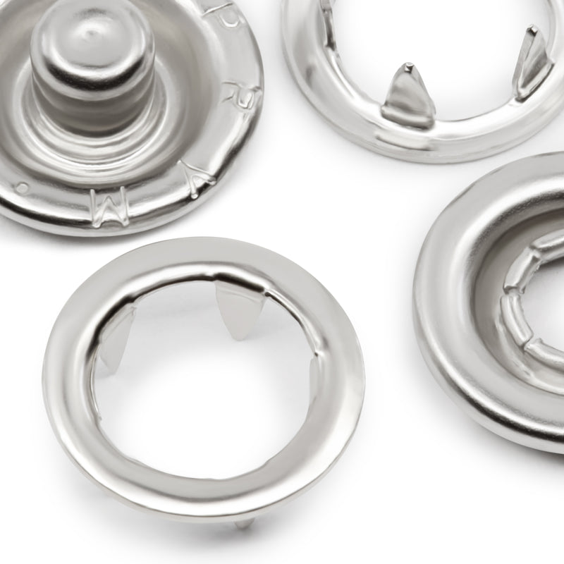 Chargez l'image dans la visionneuse de la galerie, BK117|Dritz 7∕16" Open-Ring Snaps & Tools, 60 Sets, Nickel