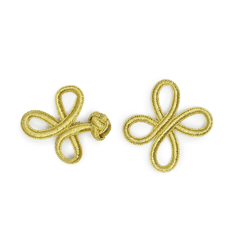Chargez l'image dans la visionneuse de la galerie, 498|Dritz 3" Frog Closure Set, Gold