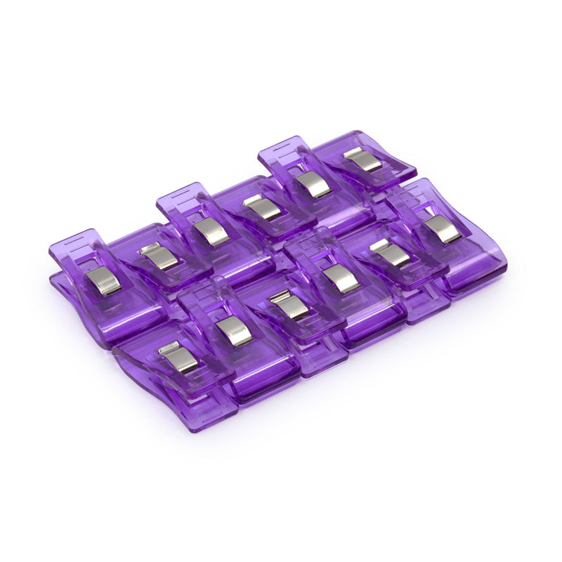 Chargez l'image dans la visionneuse de la galerie, 955|Dritz Fabric & Craft Clips, Purple, 12 pc