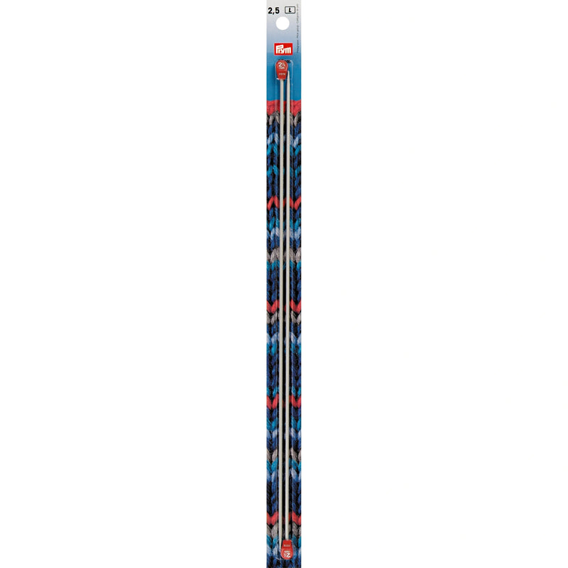 Chargez l'image dans la visionneuse de la galerie, 191462|Prym 14" Single Point Aluminum Knitting Needles, 2.5mm