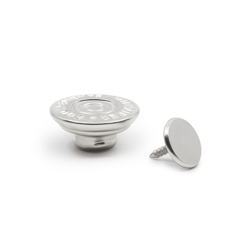 Chargez l'image dans la visionneuse de la galerie, 9-65|Dritz 5/8" Dungaree Buttons, 4 pc, Nickel
