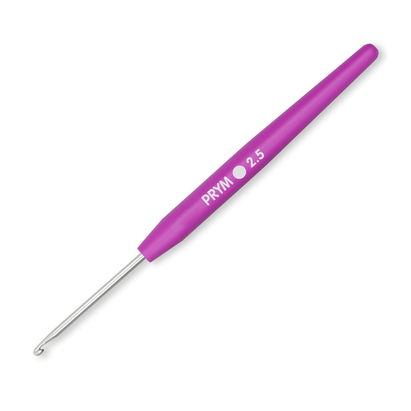 Chargez l'image dans la visionneuse de la galerie, 57500|Prym Soft Grip Aluminum Crochet Hook Set, 2-6mm