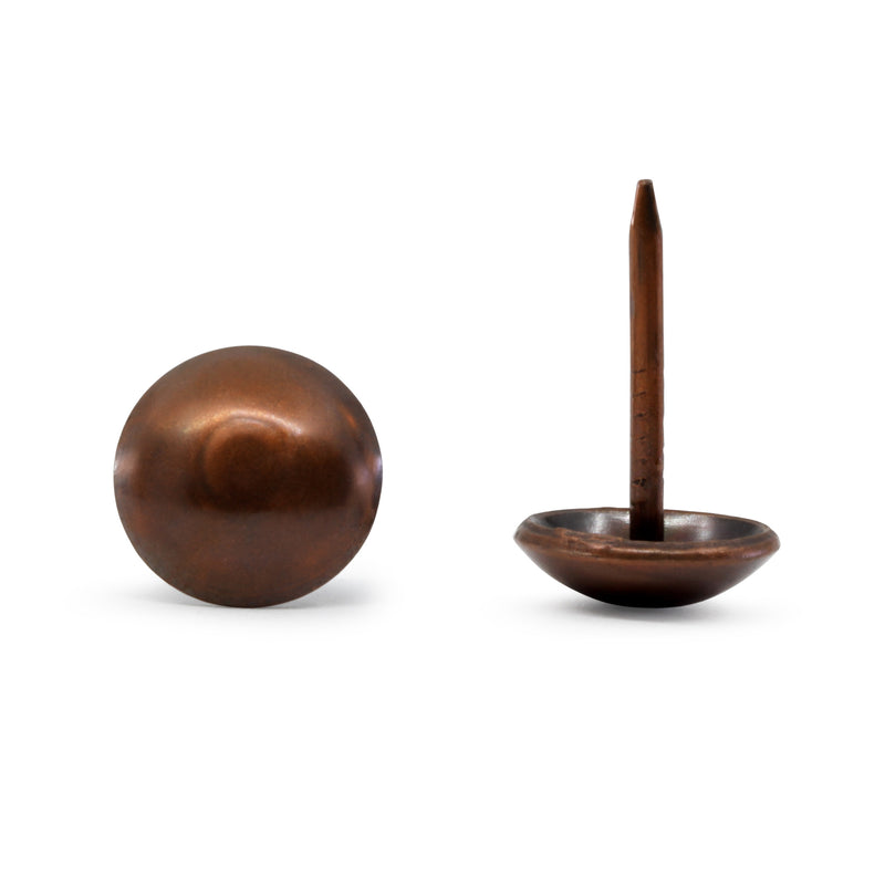 Chargez l'image dans la visionneuse de la galerie, 44281|Dritz 7/16" Smooth Decorative Nails, Antique Copper, 24 pc