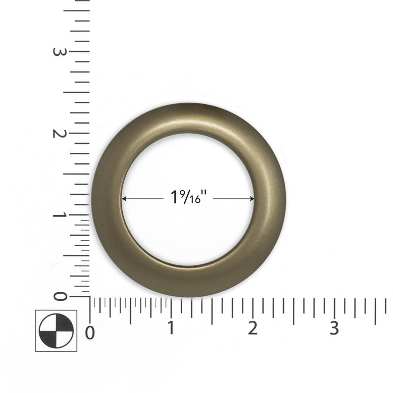 Chargez l'image dans la visionneuse de la galerie, 44369|Dritz 1-9/16" Plastic Curtain Grommets, Antique Gold, 8 Sets