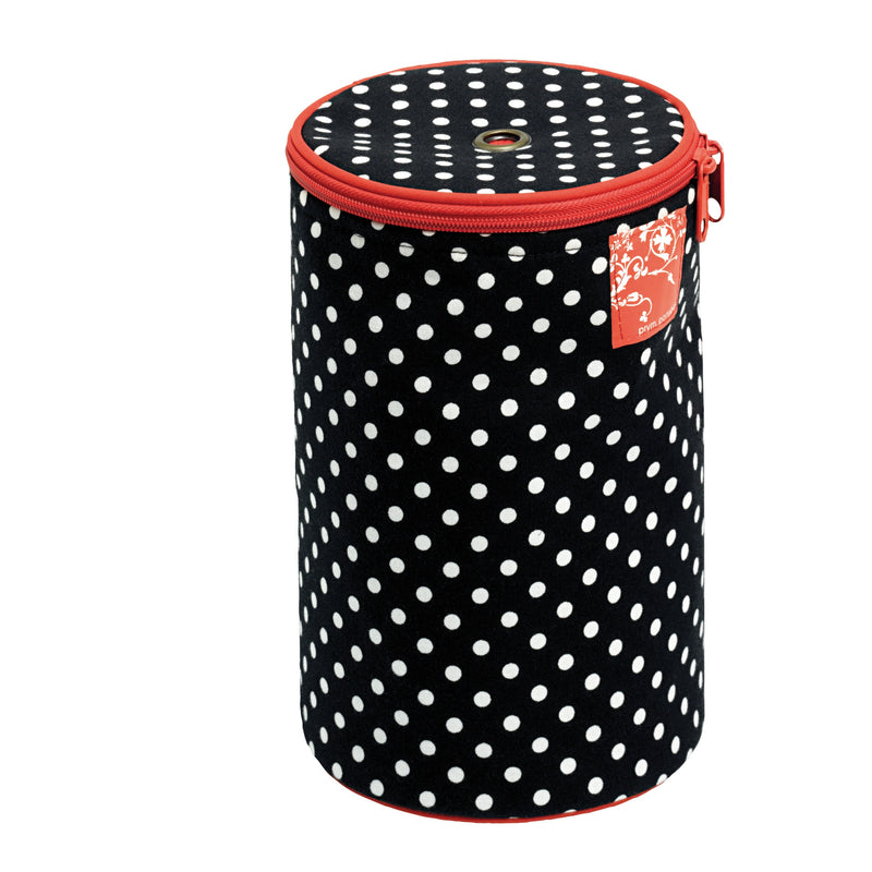 Chargez l'image dans la visionneuse de la galerie, 610677|Prym Wool Dispenser & Yarn Storage, Black & White Polka Dots