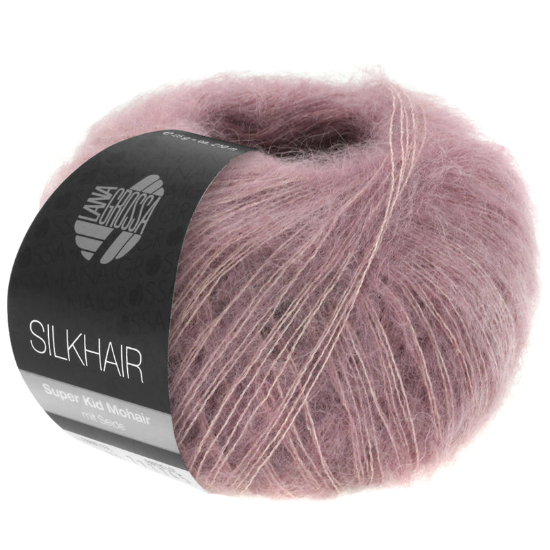 Chargez l'image dans la visionneuse de la galerie, 5710174|Lana Grossa Silkhair Yarn, Dusky Pink