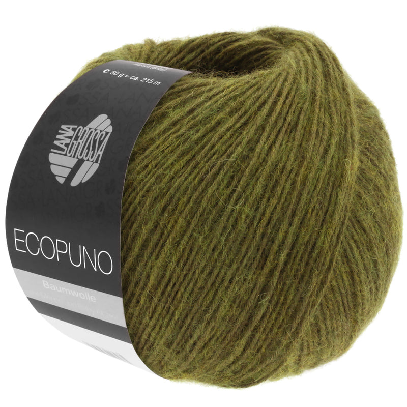 Chargez l'image dans la visionneuse de la galerie, 13310054|Lana Grossa Ecopuno Yarn, Dark Olive Green