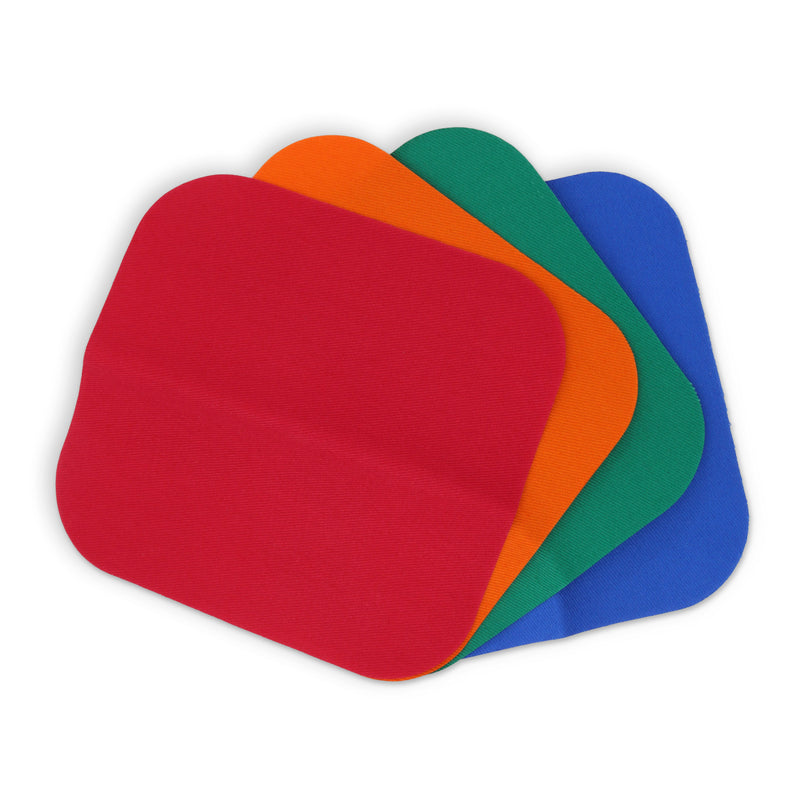 Chargez l'image dans la visionneuse de la galerie, 55275|Dritz Twill Iron-On Patches, 5" x 5", 4 pc, Bright Assorted