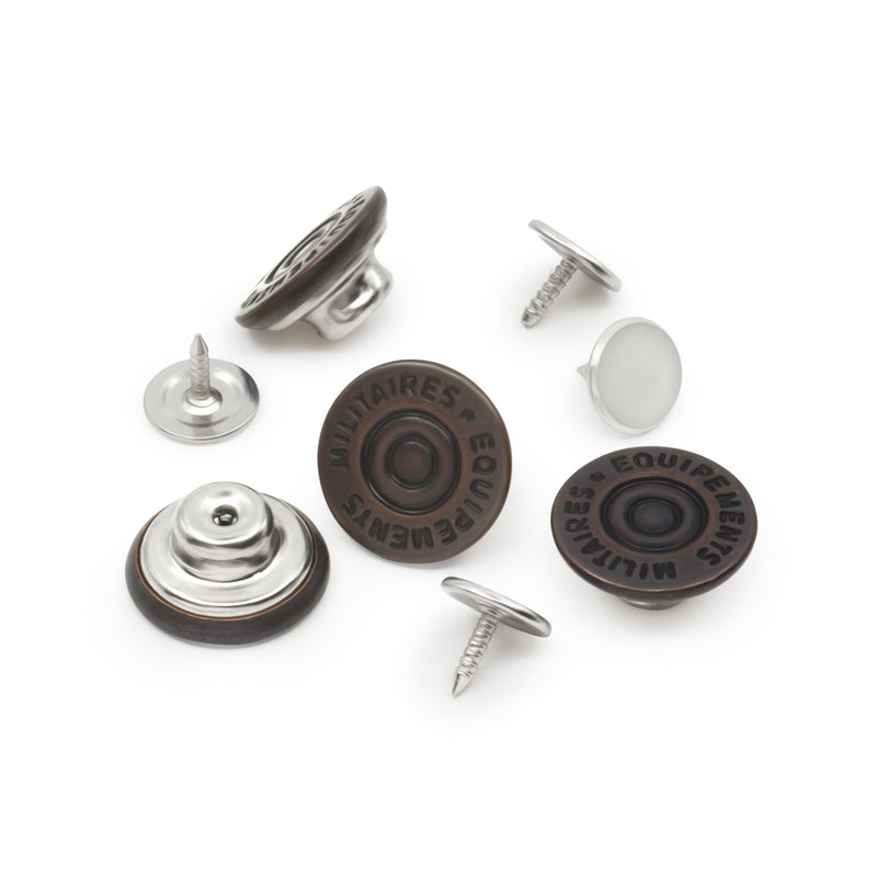 Chargez l'image dans la visionneuse de la galerie, 9|Dritz 5/8" Dungaree Buttons, 4 pc, Copper