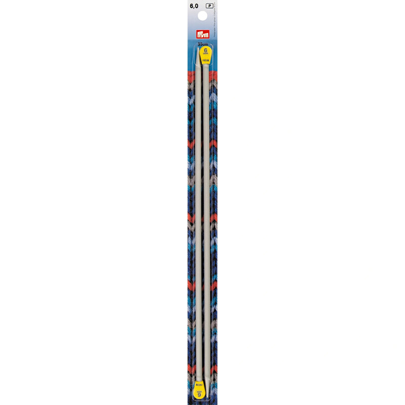 Chargez l'image dans la visionneuse de la galerie, 191469|Prym 14" Single Point Aluminum Knitting Needles, 6mm