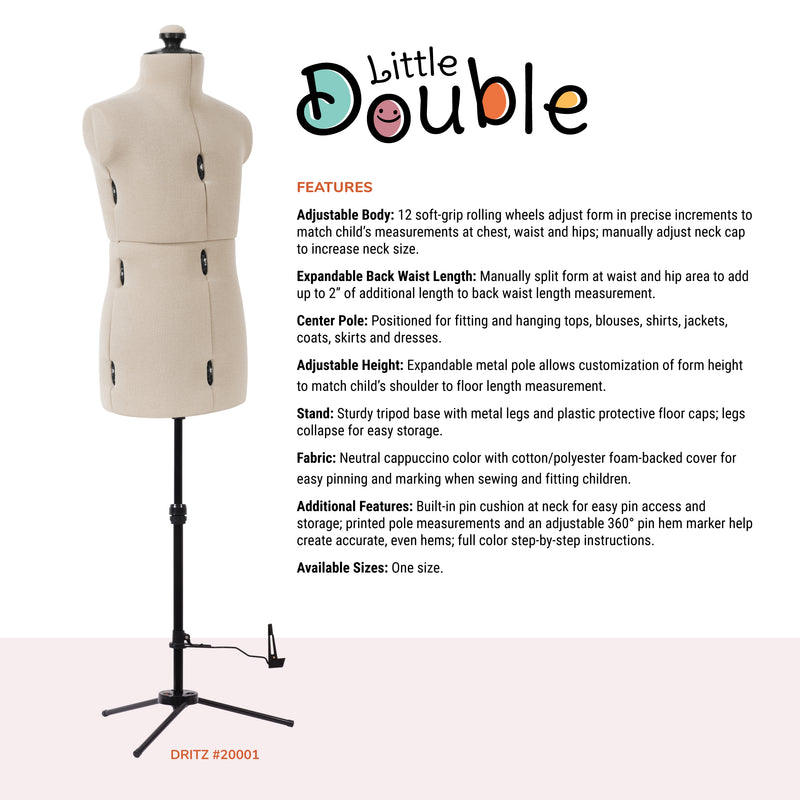 Chargez l'image dans la visionneuse de la galerie, 20001|Dritz Little Double Adjustable Form, Child