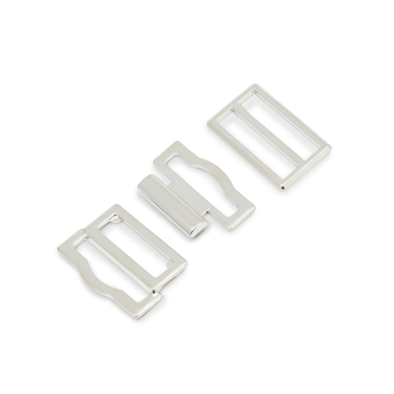 Chargez l'image dans la visionneuse de la galerie, 741|Dritz Cummerbund Buckle Set, Nickel
