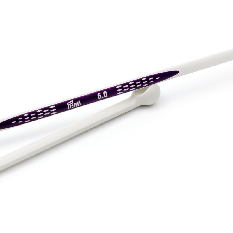 Chargez l'image dans la visionneuse de la galerie, 190308|Prym 12" Ergonomic Single Point Knitting Needles, 6mm