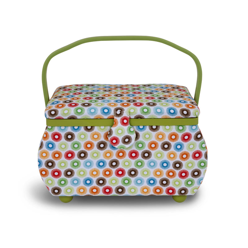 Cargue la imagen en el visor de la galería, Z10237-211|Dritz Curved Sewing Basket, Large