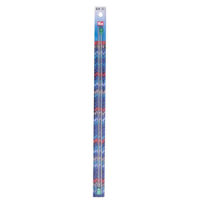 Chargez l'image dans la visionneuse de la galerie, 191461|Prym 14" Single Point Aluminum Knitting Needles, 2mm