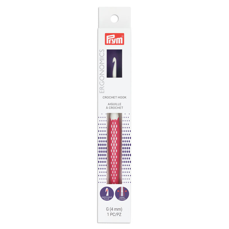 Chargez l'image dans la visionneuse de la galerie, 57202|Prym Ergonomic Crochet Hook, US G (4mm)