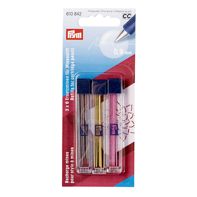 Chargez l'image dans la visionneuse de la galerie, 610842|Prym Marking Pencil Cartridge Refills, Assorted, 0.9mm