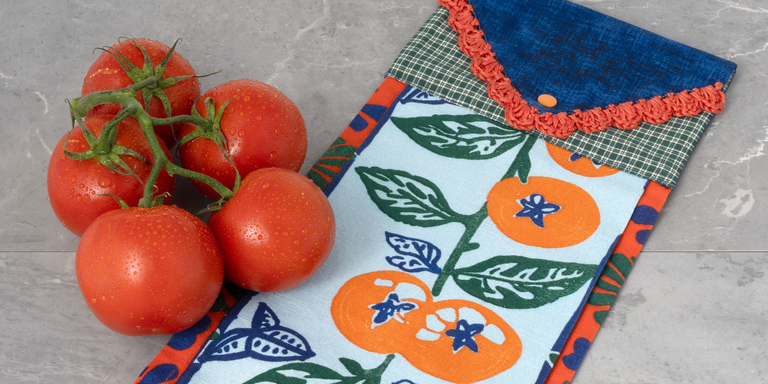 Tea Towels with Crochet Trim