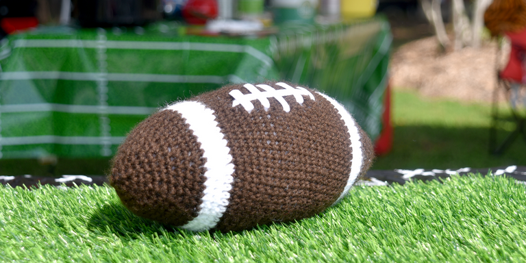 Crochet Football Project