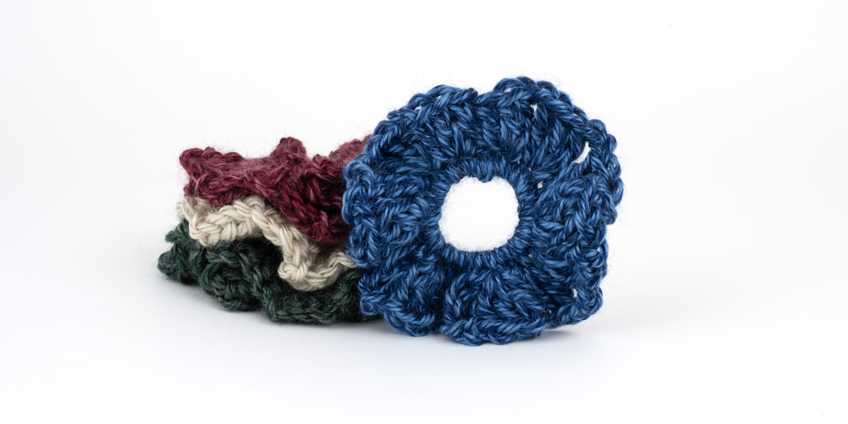 Crochet Festive Hair Scrunchie