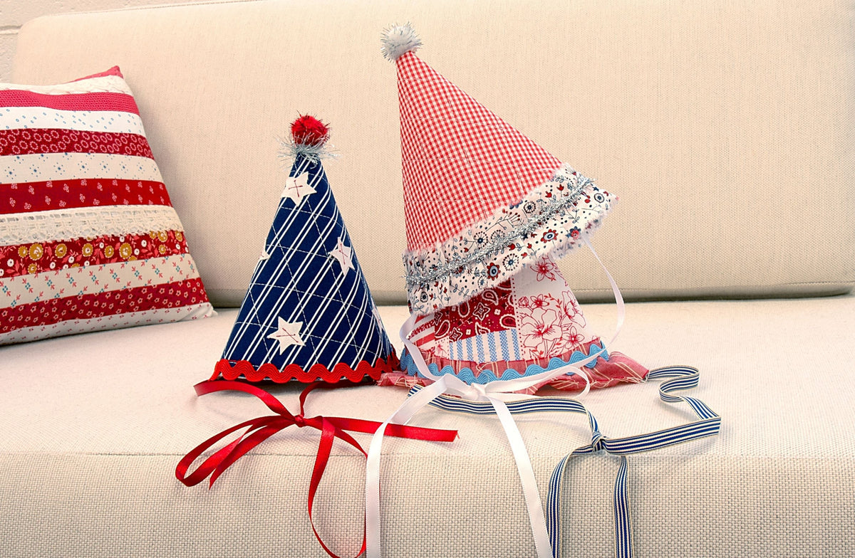 DIY Patriotic Party Hats