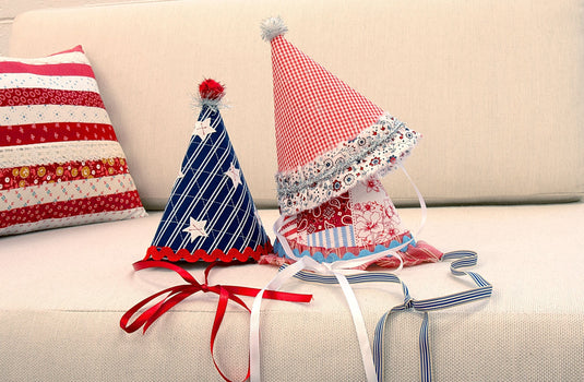 DIY Patriotic Party Hats