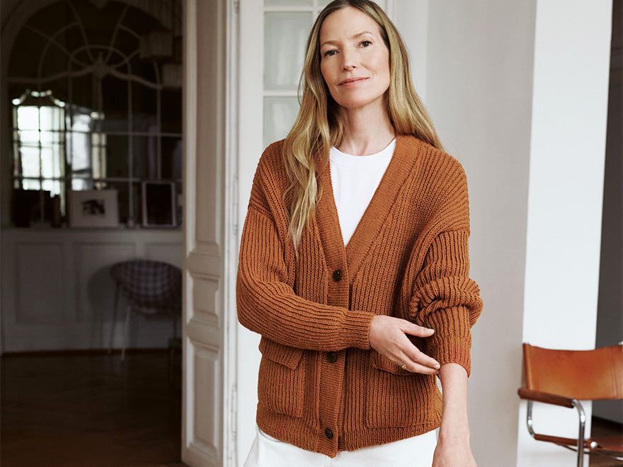 Knit cardigan pattern