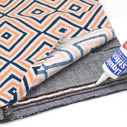 Dritz no-sew adhesive for clothing and upholstery repair.