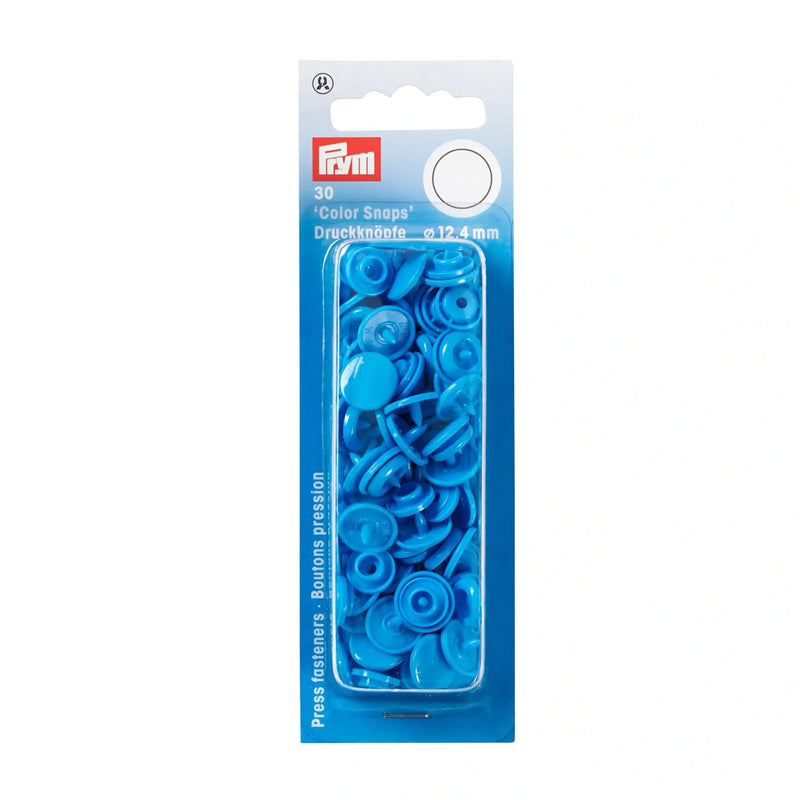 Load image into Gallery viewer, 393108|Prym Color Snaps, round, 12.4 mm, 30 pcs, Steel Blue