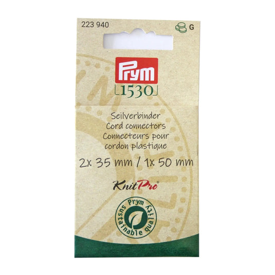 223940|Prym Cord Connectors for cables, 35 mm & 50 mm
