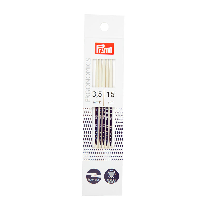 Load image into Gallery viewer, 194153|Prym 6" Ergonomic Double Point Knitting Needles, US 4 (3.5mm)

