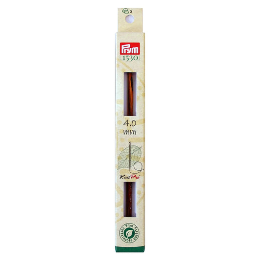 223722| 6" Tunisian Crochet Hook, interchangeable, wood, US G (4mm)