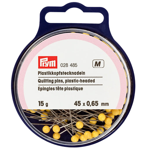 28485| Plastic-headed straight pins V2A 0.65 x 45 mm gold col