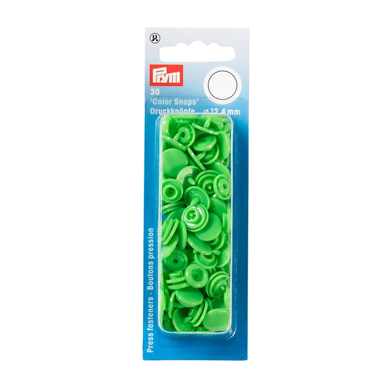Load image into Gallery viewer, 393114|Prym Color Snaps, round, 12.4 mm, 30 pcs, Light Green