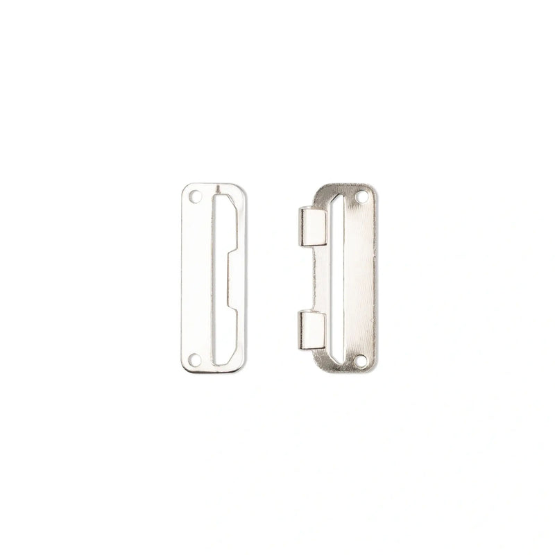 Chargez l'image dans la visionneuse de la galerie, 267262| Skirt Waistband Fasteners steel 30 mm silver col