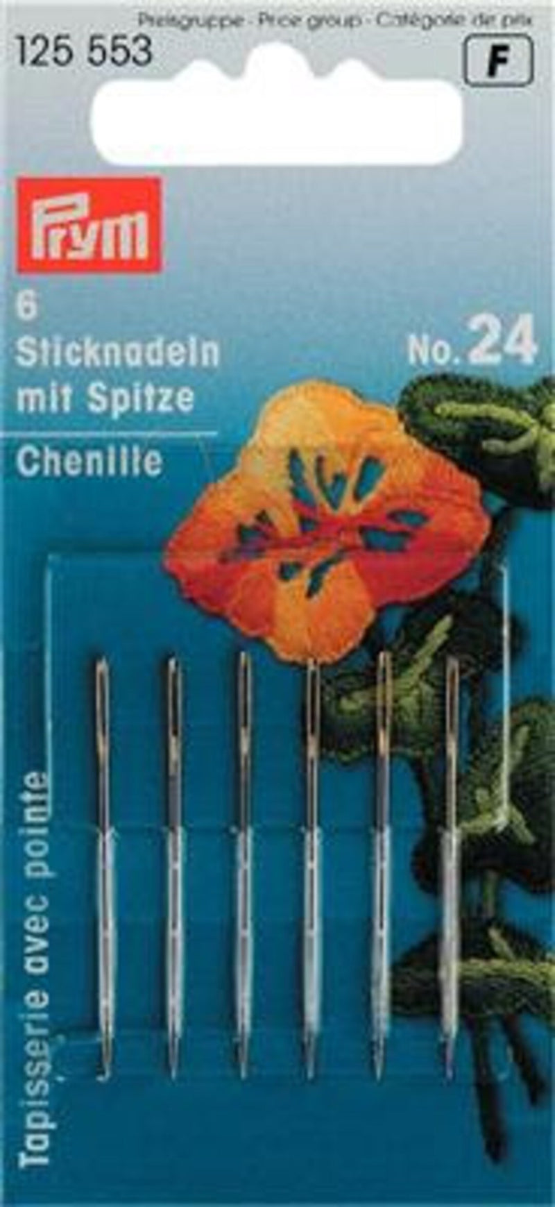 Chargez l'image dans la visionneuse de la galerie, 125553| Embr.Ndl Chenille sharp pt. No. 24 si-col 0.80x37mm