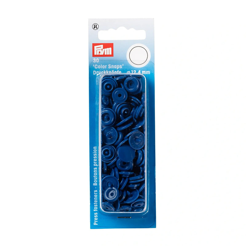 Load image into Gallery viewer, 393158|Prym Color Snaps, round, 12.4 mm, 30 pcs, Blue