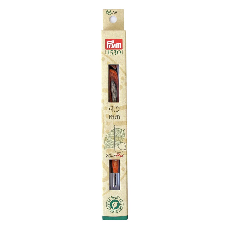 Load image into Gallery viewer, 223730| 6" Tunisian Crochet Hook, interchangeable, wood, US M (9mm )