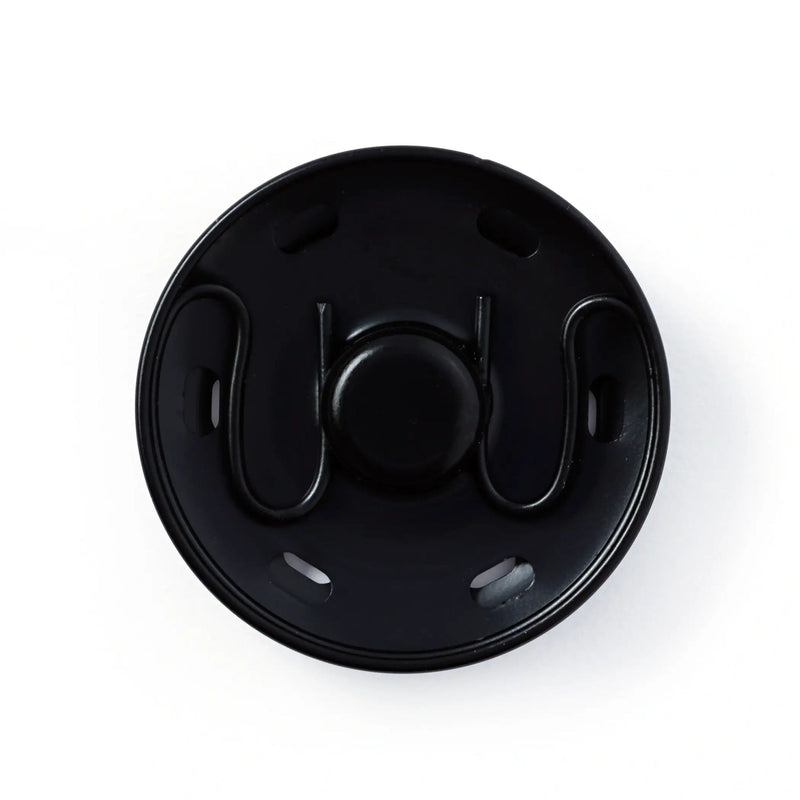 Chargez l'image dans la visionneuse de la galerie, 341180| Sew-On Snap Fasteners brass 30 mm black