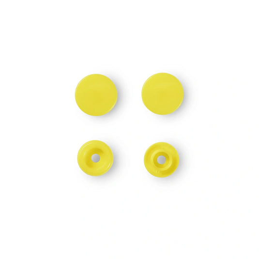 393107|Prym Color Snaps, round, 12.4 mm, 30 pcs, Yellow